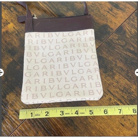 BVLGARI LOGOMANIA Pochette Mini Shoulder Crossbody Bag - Picture 5 of 9